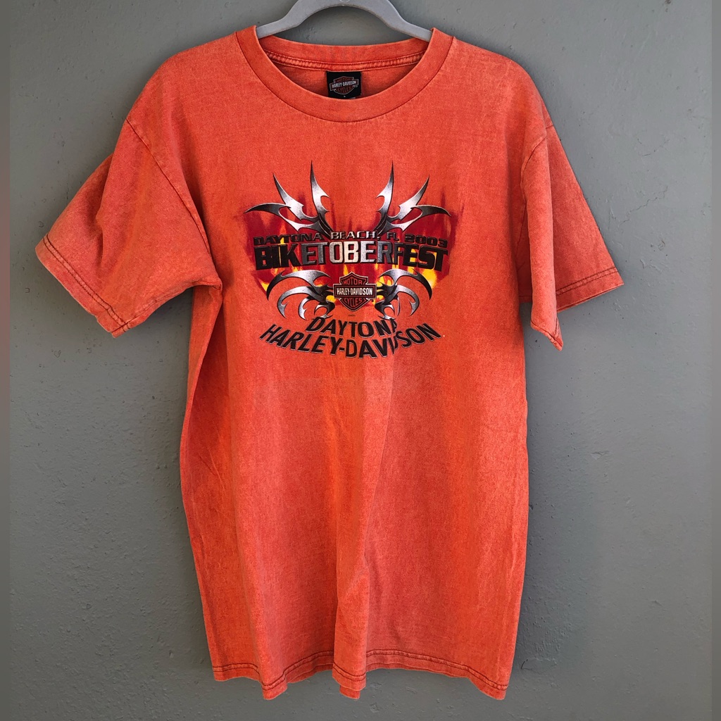 Harley Davidson Mens Tee Shirt SizeLarge Daytona Beach